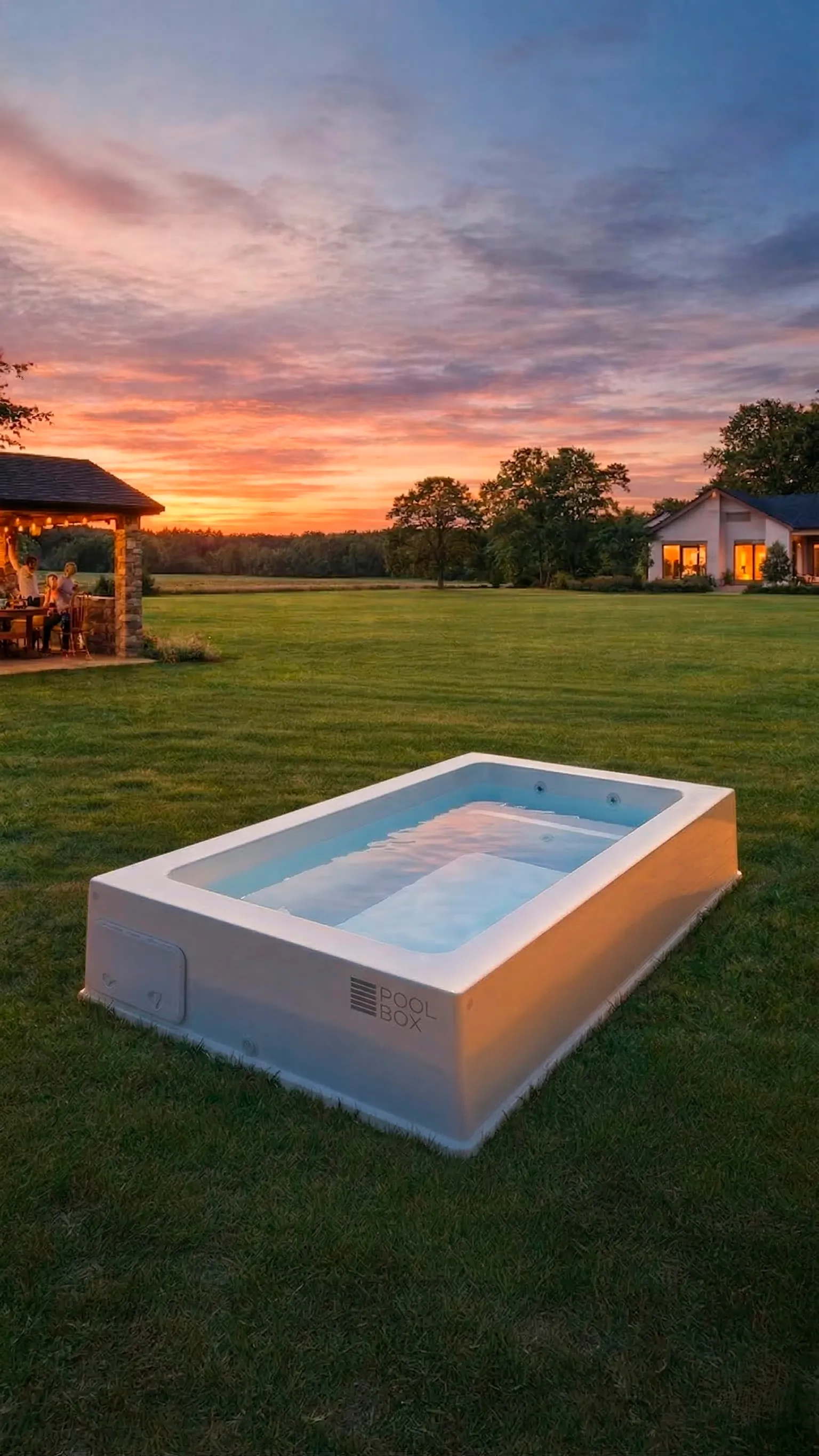 Mini piscina en Casa de campo